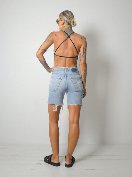 1970's Levi's Faded & Frayed Cut Offs