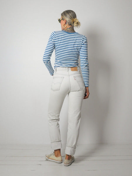 Levi's White Wash 505s 28x31