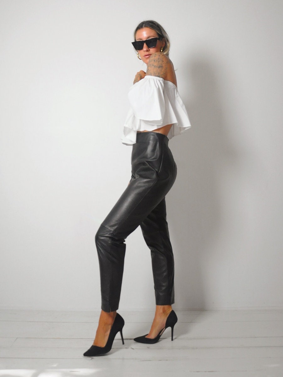 Kyle Leather Pants 26x28