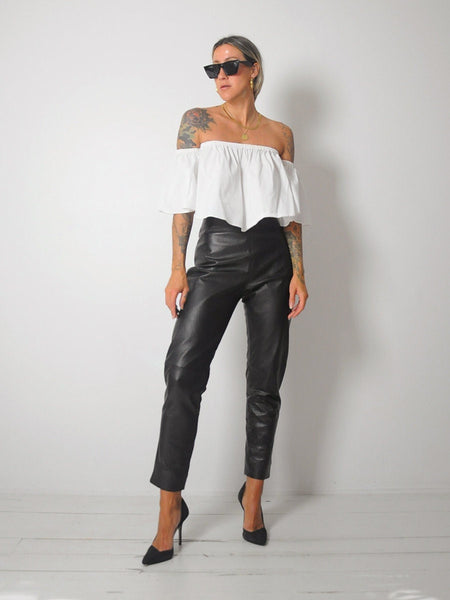 Kyle Leather Pants 26x28