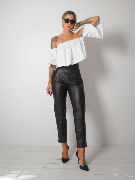 Kyle Leather Pants 26x28