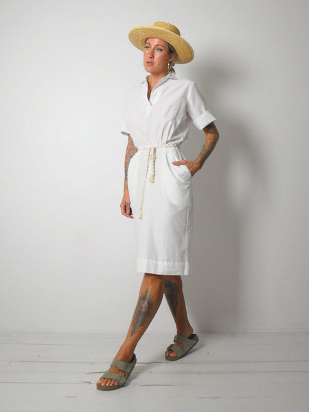 1960's White Nurse Dress