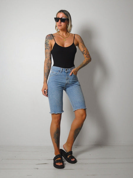 Levi's Longer Cut Off Shorts