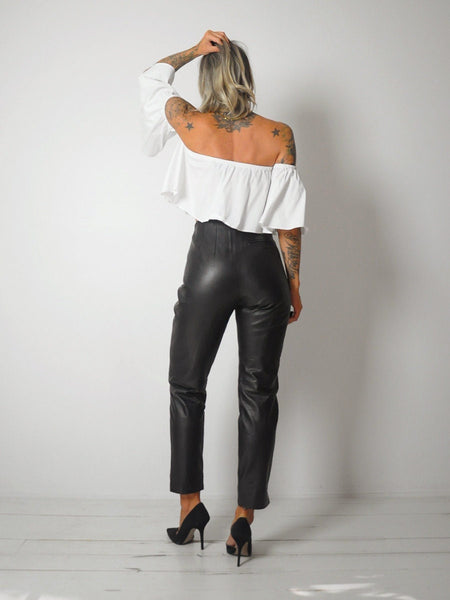 Kyle Leather Pants 26x28