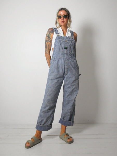 1960's Selvedge Hickory Stripe Overalls