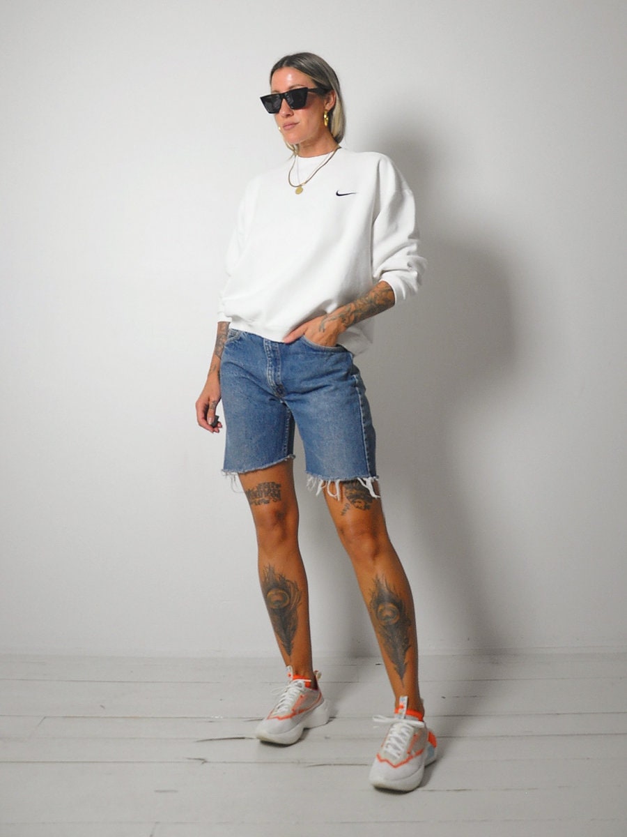 90's Ivory Nike Sweatshirt