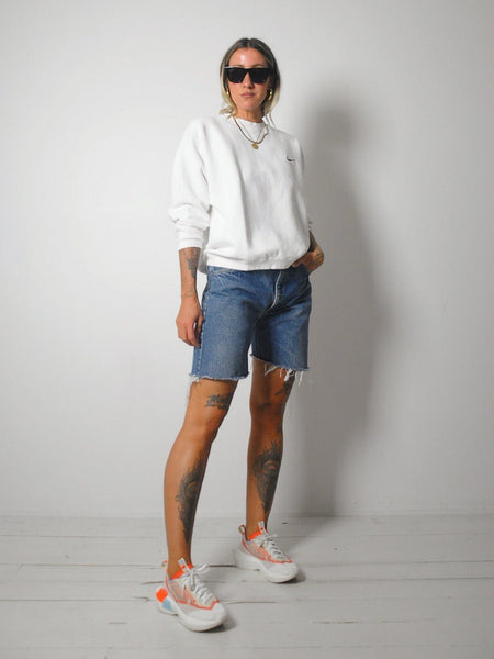 90's Ivory Nike Sweatshirt