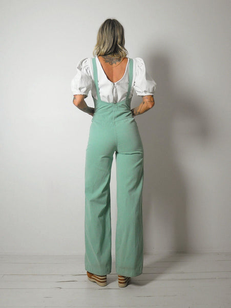 1970's Foxmoor Corduroy Overalls