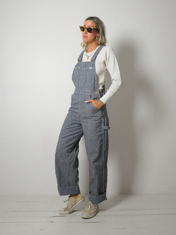 1960's Lee Hickory Stripe Overalls