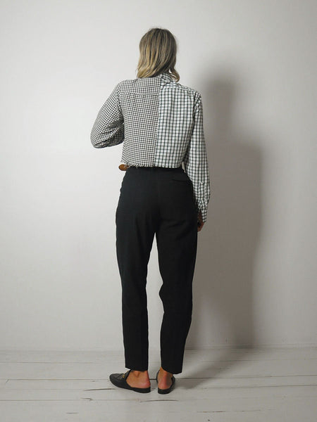 Menswear Plaid Split Shirt