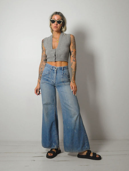 1950's Cashmere Cropped Sweater