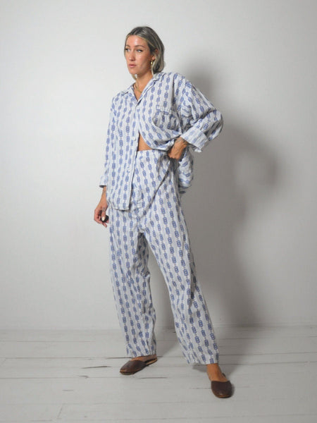 1960's Cotton Pajama Set