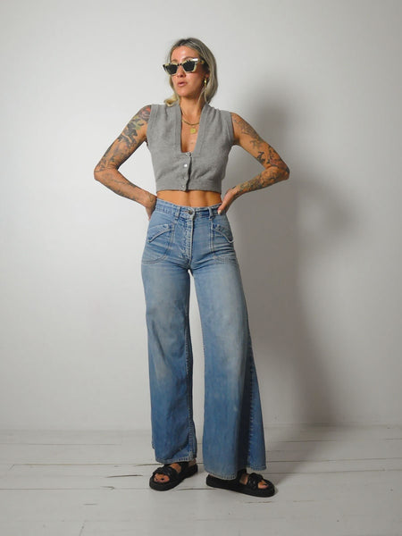 1950's Cashmere Cropped Sweater