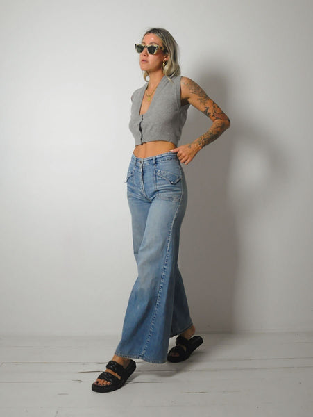 1950's Cashmere Cropped Sweater