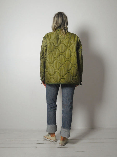 1970's Quilted Military Liner Jacket