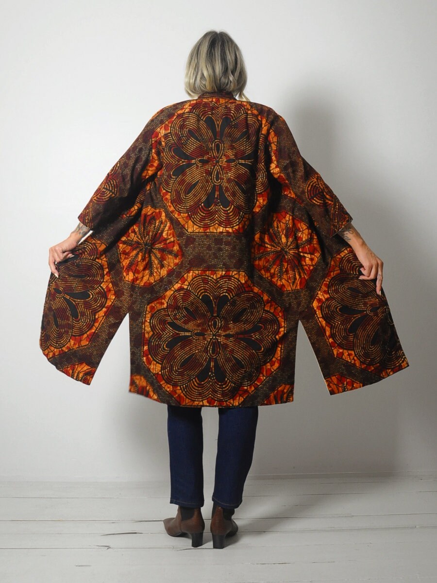 Reversible Batik Print Jacket