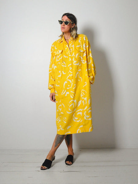 1980's Givenchy Tent Shirt Dress