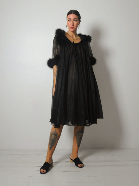 1960's Peignoir Slip Set