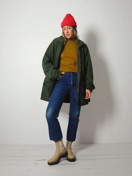 90's Era J.Crew Forest Parka