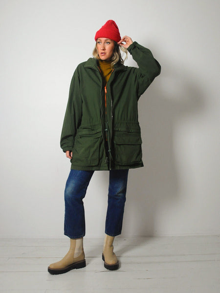 90's Era J.Crew Forest Parka
