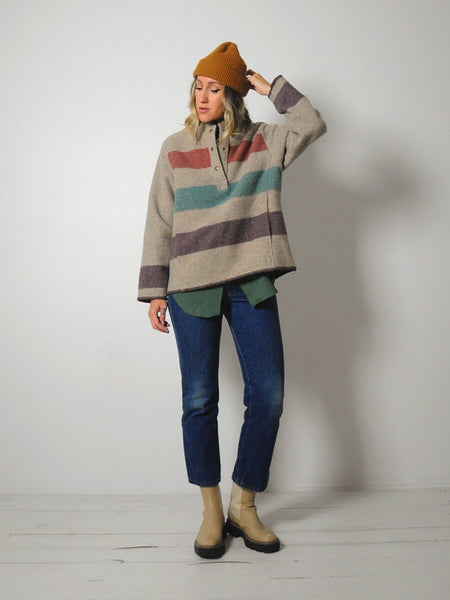 1980's Woolrich Striped Blanket Jacket