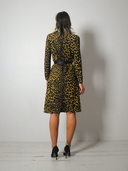 1960's Marchesa Di Grésy Leopard Dress