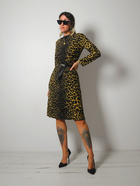 1960's Marchesa Di Grésy Leopard Dress