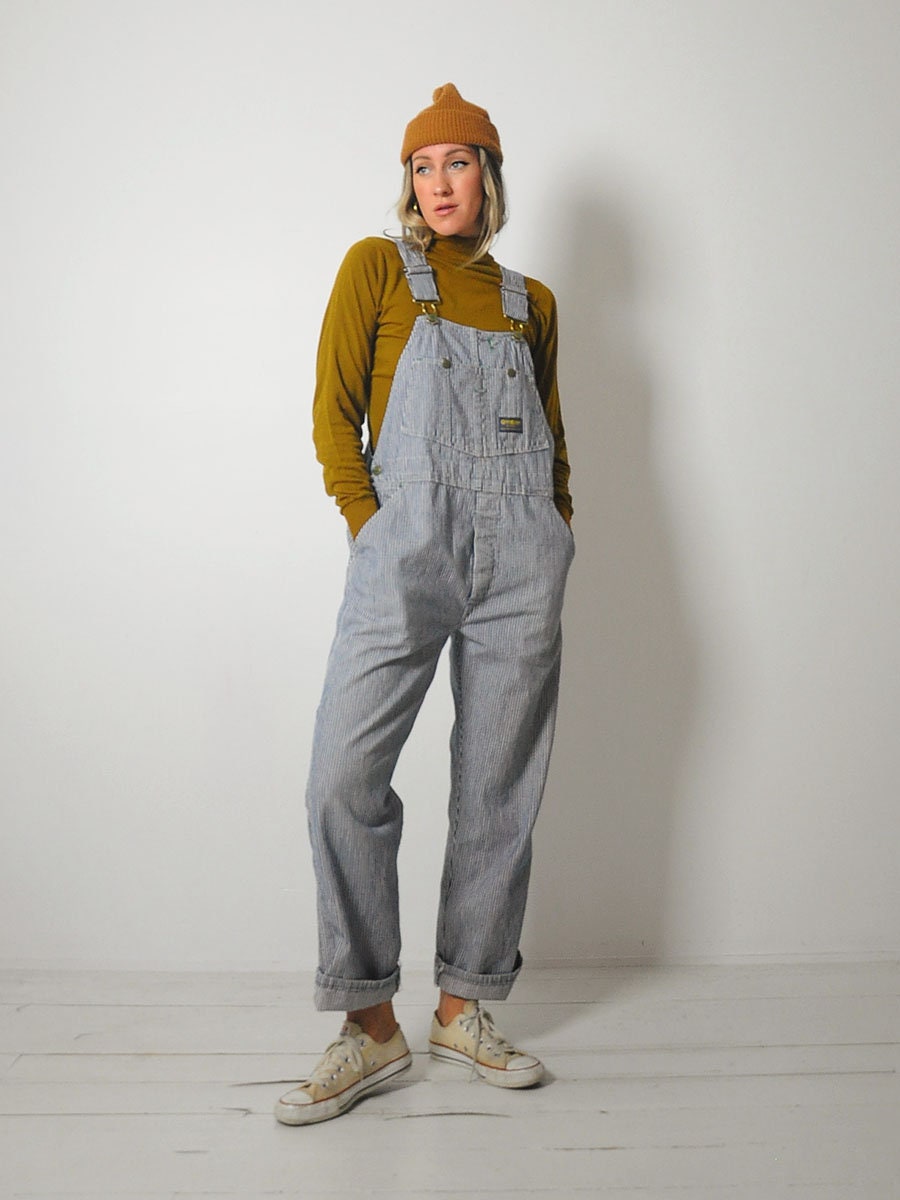 1970's Oshkosh Hickory Stripe Overalls