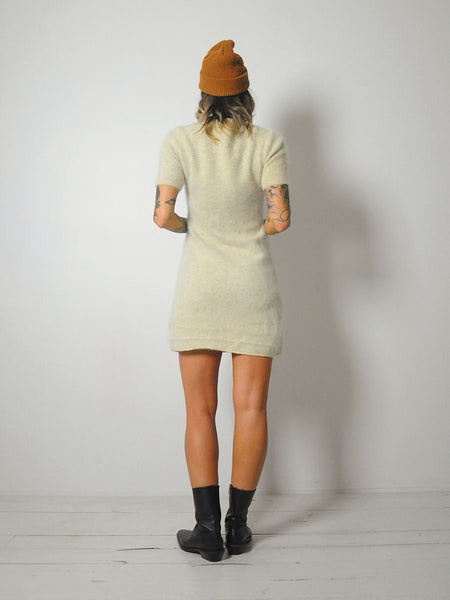 1960's Oatmeal Mohair Sweater dress