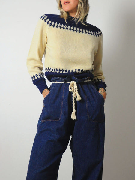 1950's Wool Fairisle Sweater