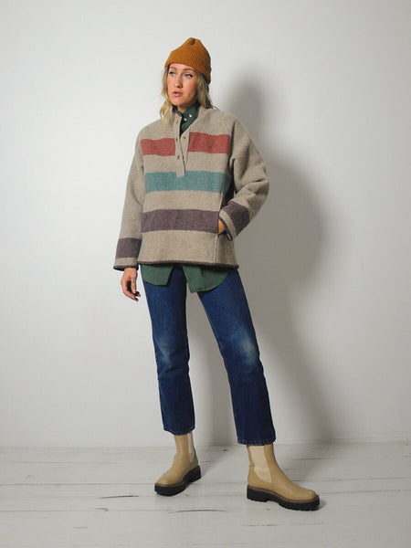 1980's Woolrich Striped Blanket Jacket