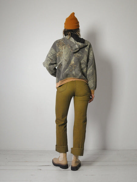 Woodland Camo Hoodie Sweatshirt