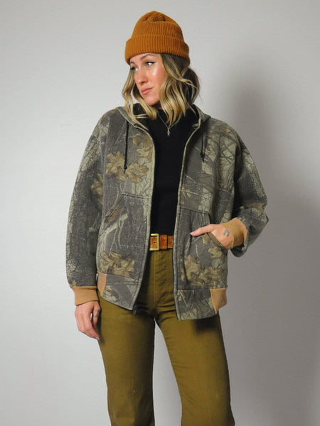 Woodland Camo Hoodie Sweatshirt
