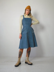1970's Corduroy Pinafore Dress NOIROHIO VINTAGE 1970's Corduroy Pinafore Dress NOIROHIO VINTAGE