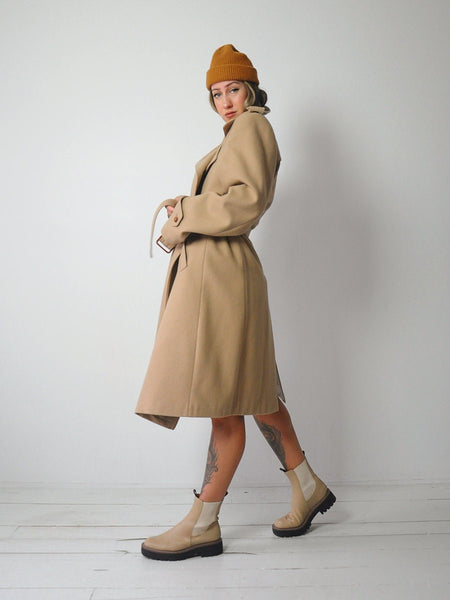 Menswear Wool Trench Coat