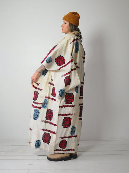 1950's Cotton Kimono Robe