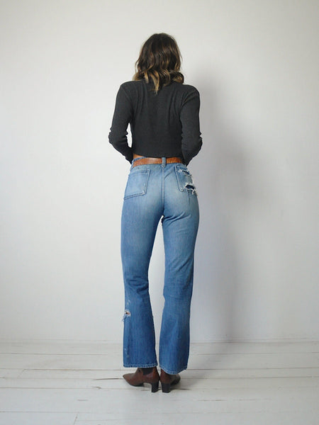 1970's Faded Flared Jeans 29x31