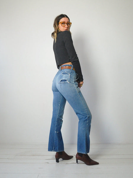 1970's Faded Flared Jeans 29x31