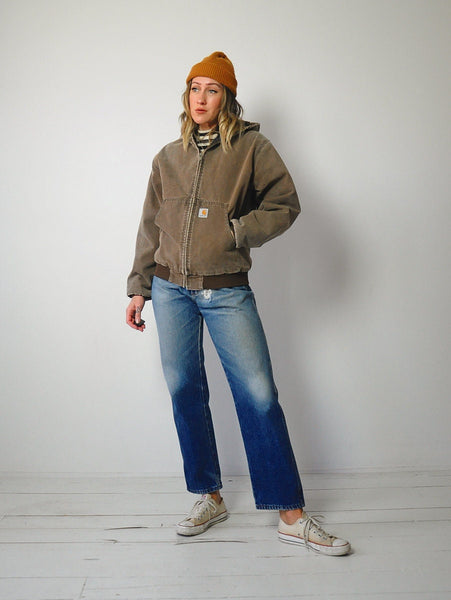 Brown Carhartt Canvas Coat