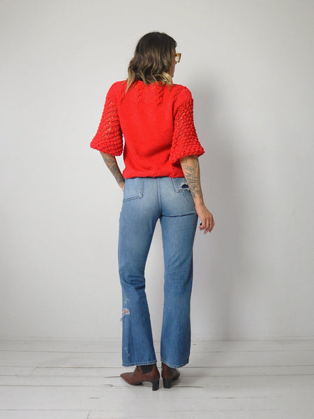 1980's Italian Bubble Knit Sweater