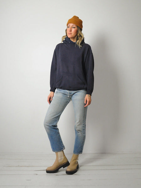 1970's Russell Navy Sunfaded Sweatshirt