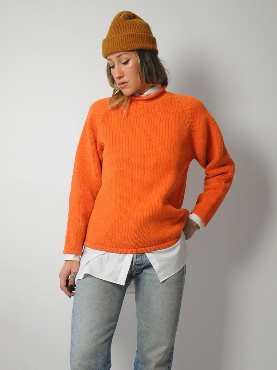 90's J.Crew Cotton Rollneck Sweater