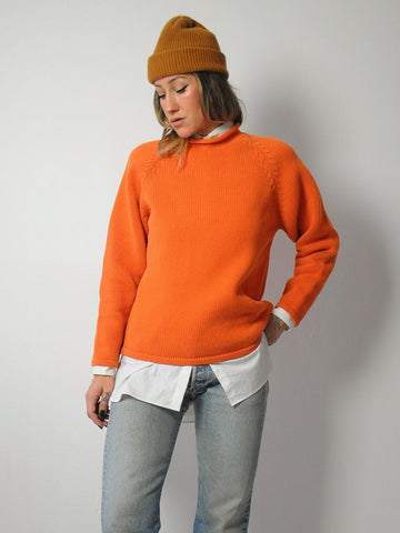 90's J.Crew Cotton Rollneck Sweater