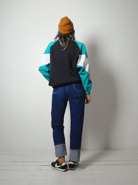 1990's Striped Nike Sweatshirt