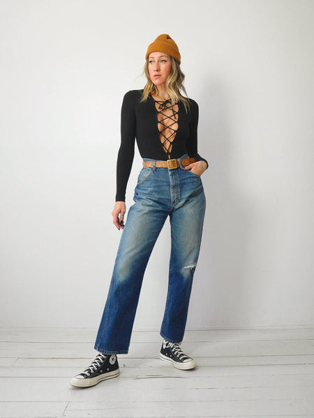1980's Relaxed Rustler Jeans 32x29.5