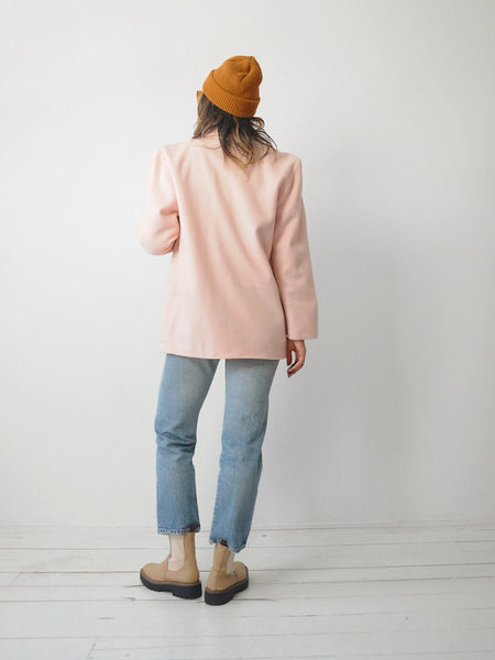 1990's Wool & Cashmere Pink Blazer