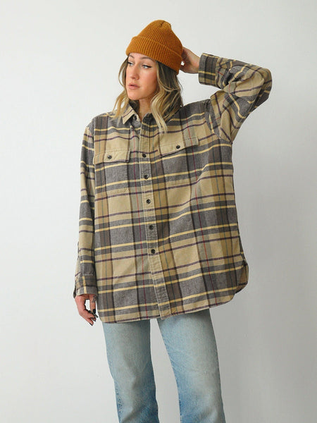 1980's L.L.Bean Chamois Cloth Flannel