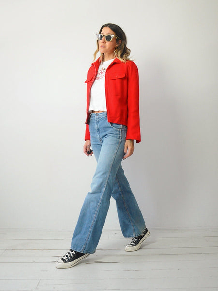1950's Red Wool Ricky Jacket