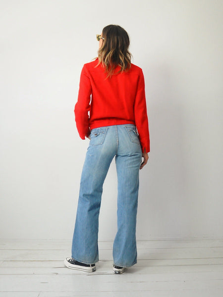 1950's Red Wool Ricky Jacket