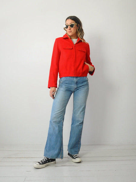 1950's Red Wool Ricky Jacket